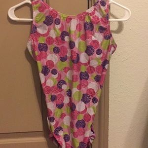 Polka Dot Gymnastics Leotard